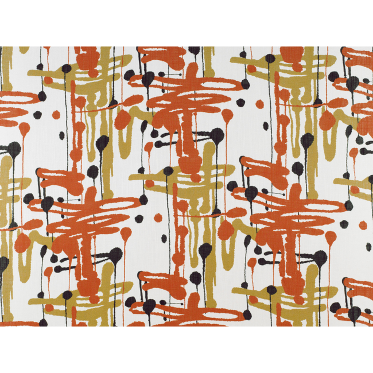 1 Yard Modern Abstract Printed Viscose Linen Multipurpose Fabric for Home Use